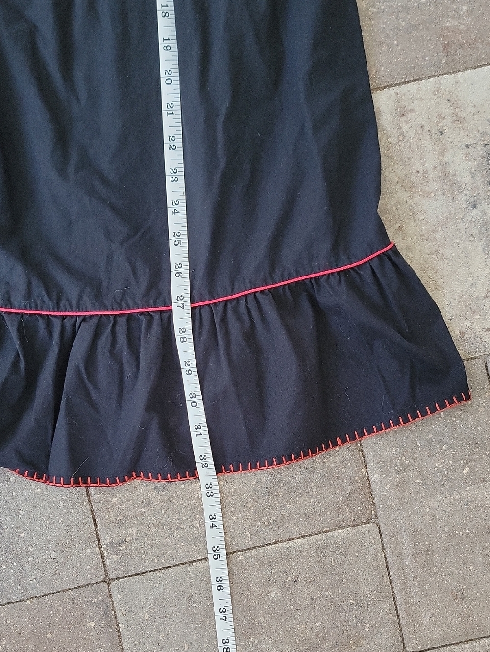 Xhilaration Black Embroidered Cotton Sundress Top Sz S Smocked Back - Picture 10 of 12